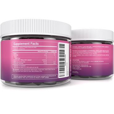 Purify Life Sugar-Free Kids Elderberry Gummies with Vitamin C & Zinc – Daily Immune Support Supplement for Children, Sambucus Antioxidant, Vegan, 60 Ct