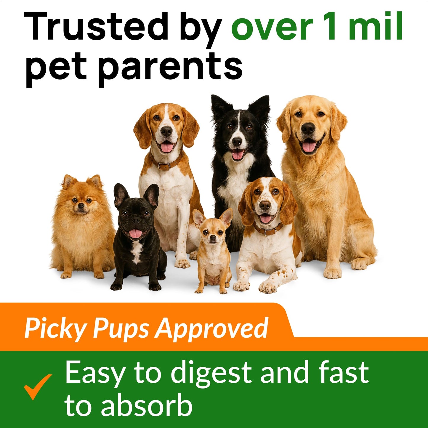 PAWFECTCHEW Pumpkin Powder for Dogs - 8oz Powdered Supplement High Fiber for Dogs Stool Softener - Treat Diarrhea, Constipation, Upset Stomach, Food Sensitivity - Improve Digestion - Made in USA