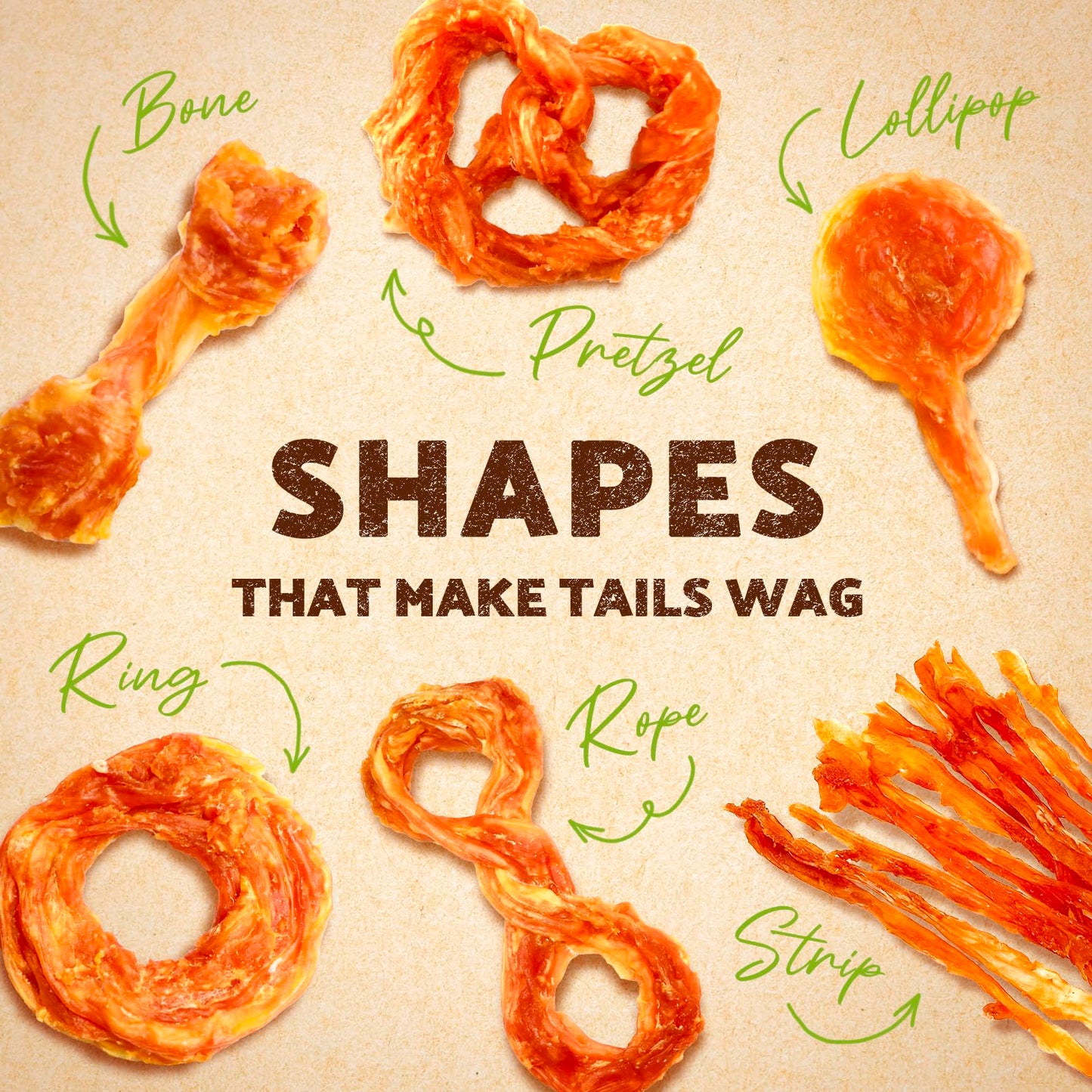 Afreschi Turkey Tendon for Dogs, Dog Treats for Signature Series, All Natural Human Grade Puppy Chew, Turkey Sourced from USA, Hypoallergenic, Rawhide Alternative, 20 Units/Box Rope (Medium)