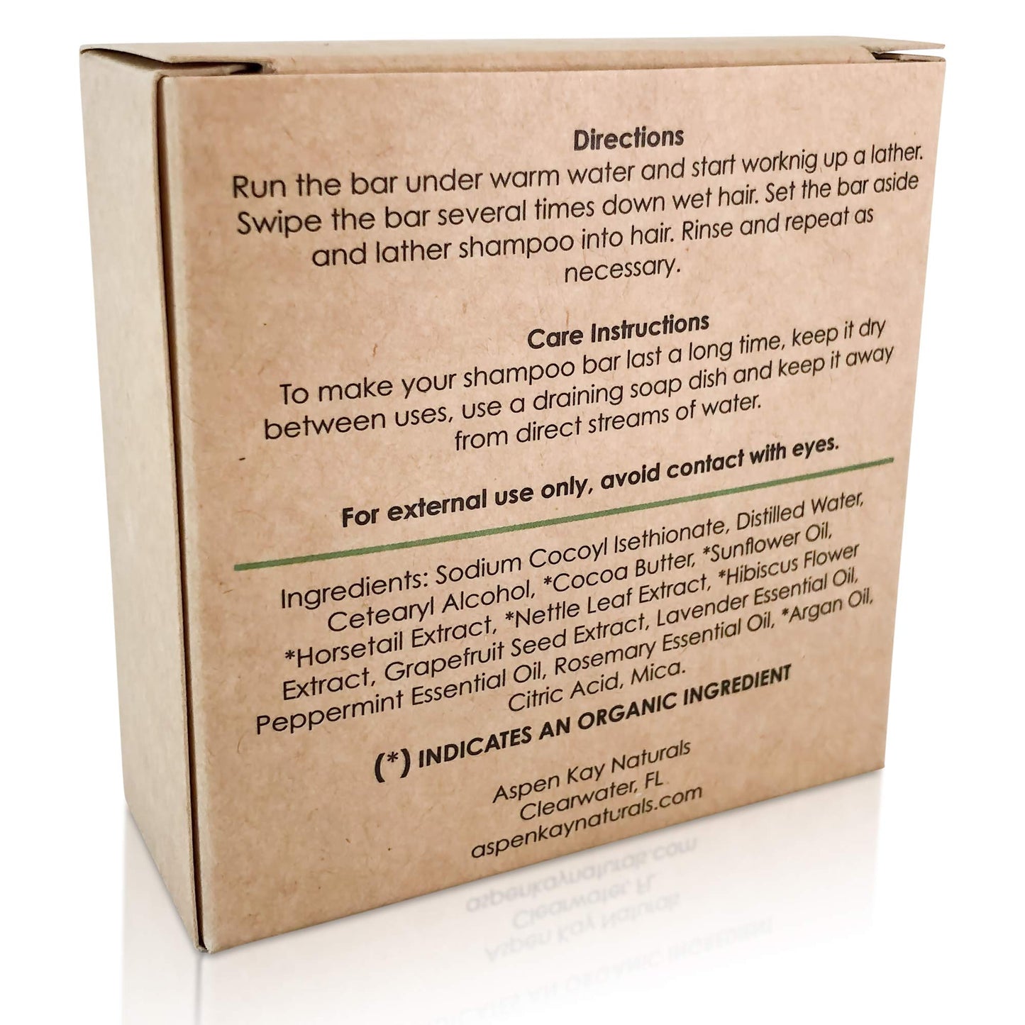 Solid Shampoo Bar, Made With Natural & Organic Ingredients, Sulfate-Free, Cruelty-Free & Vegan 3 Ounce Bar (Rosemary & Peppermint)