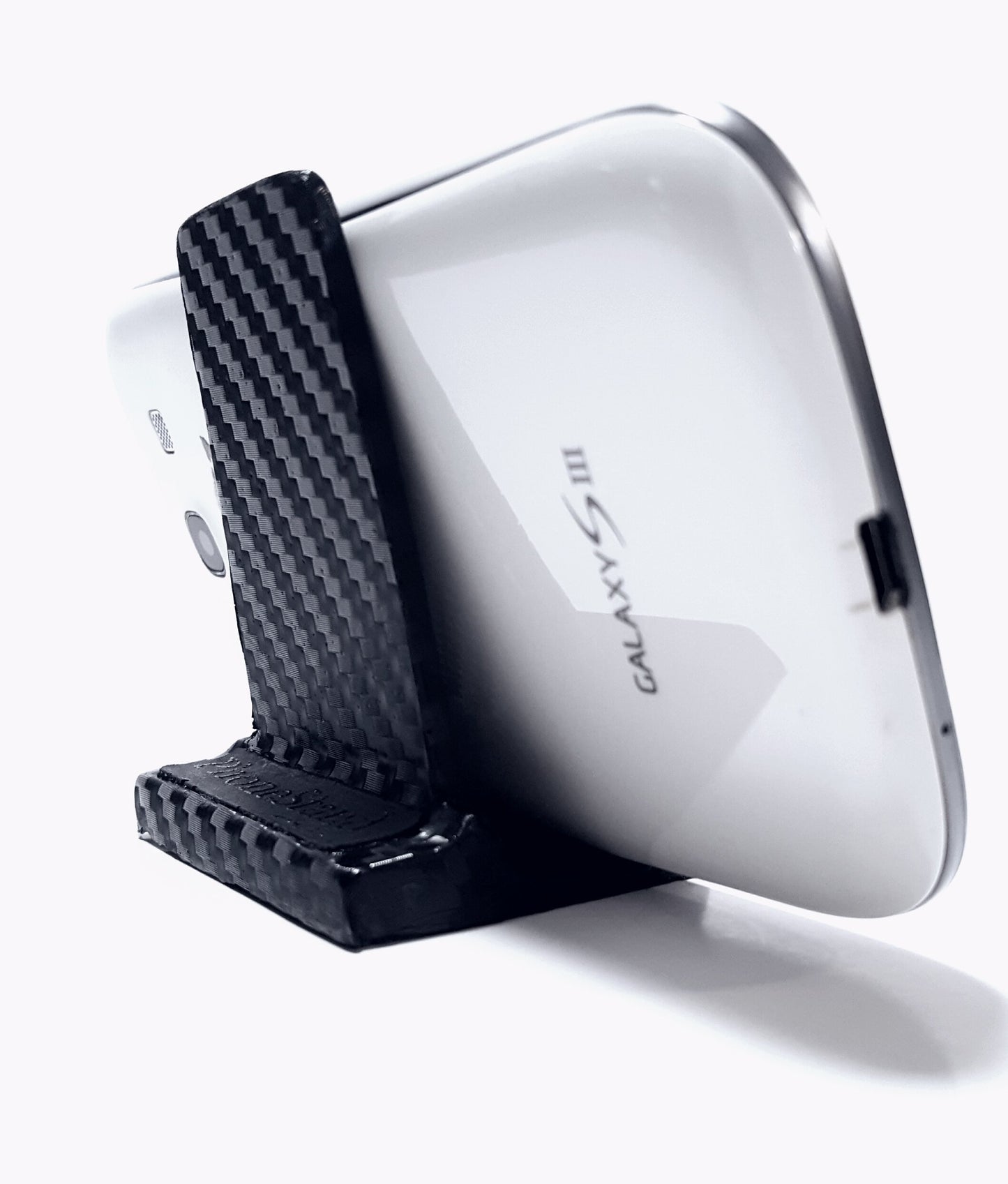 PhoneStand’s Black Universal Desktop Cell Phone Holder Ideal for All Smartphones (Made in The USA)