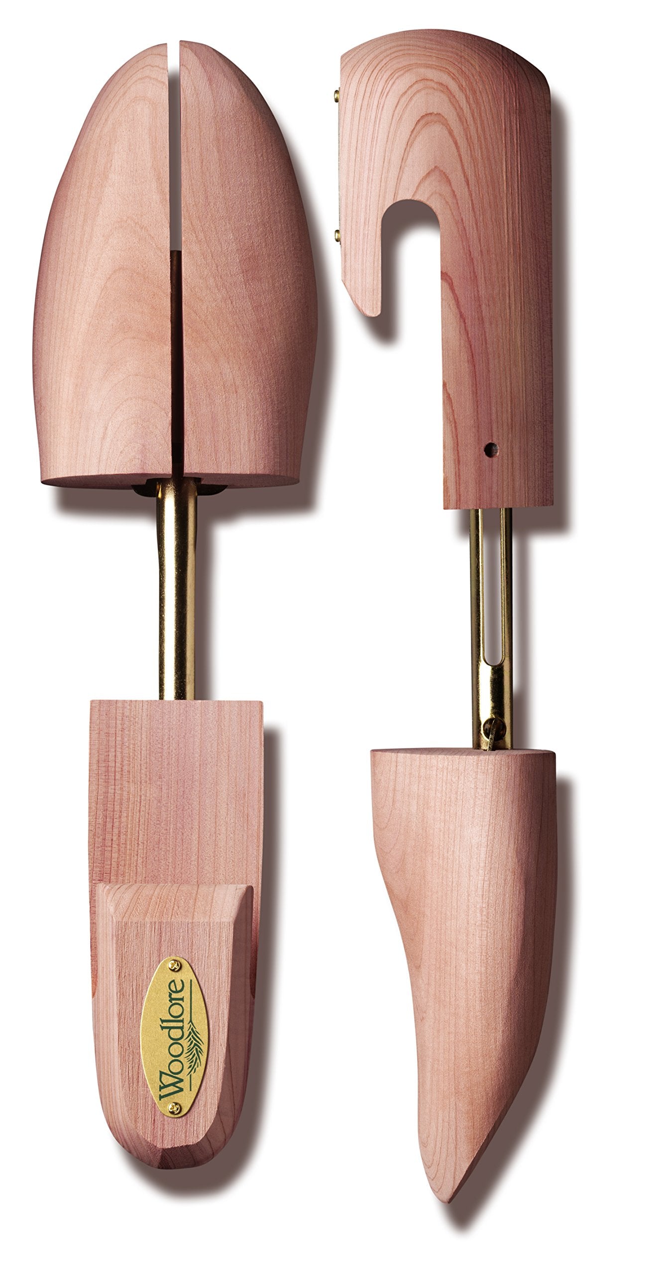 Allen Edmonds Woodlore Shoe Trees for Men 2-Pack Men's Combination Aromatic Red Cedar Shoe Trees (for Two Pairs of Shoes) Made in The USA (X-Large / 12-14, Cedar)