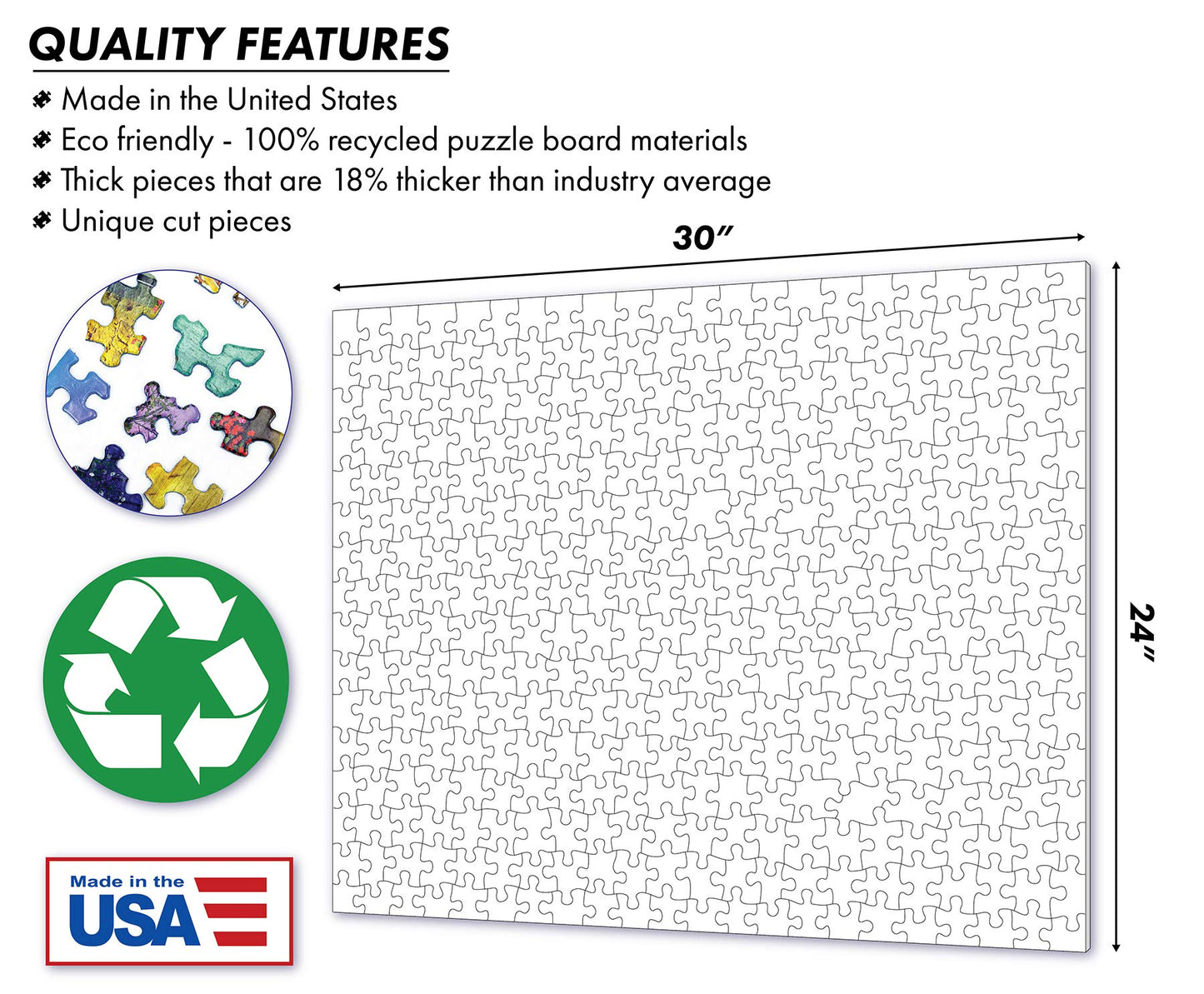 Springbok's 1000 Piece Jigsaw Puzzle Christmas Wishes - Made in USA