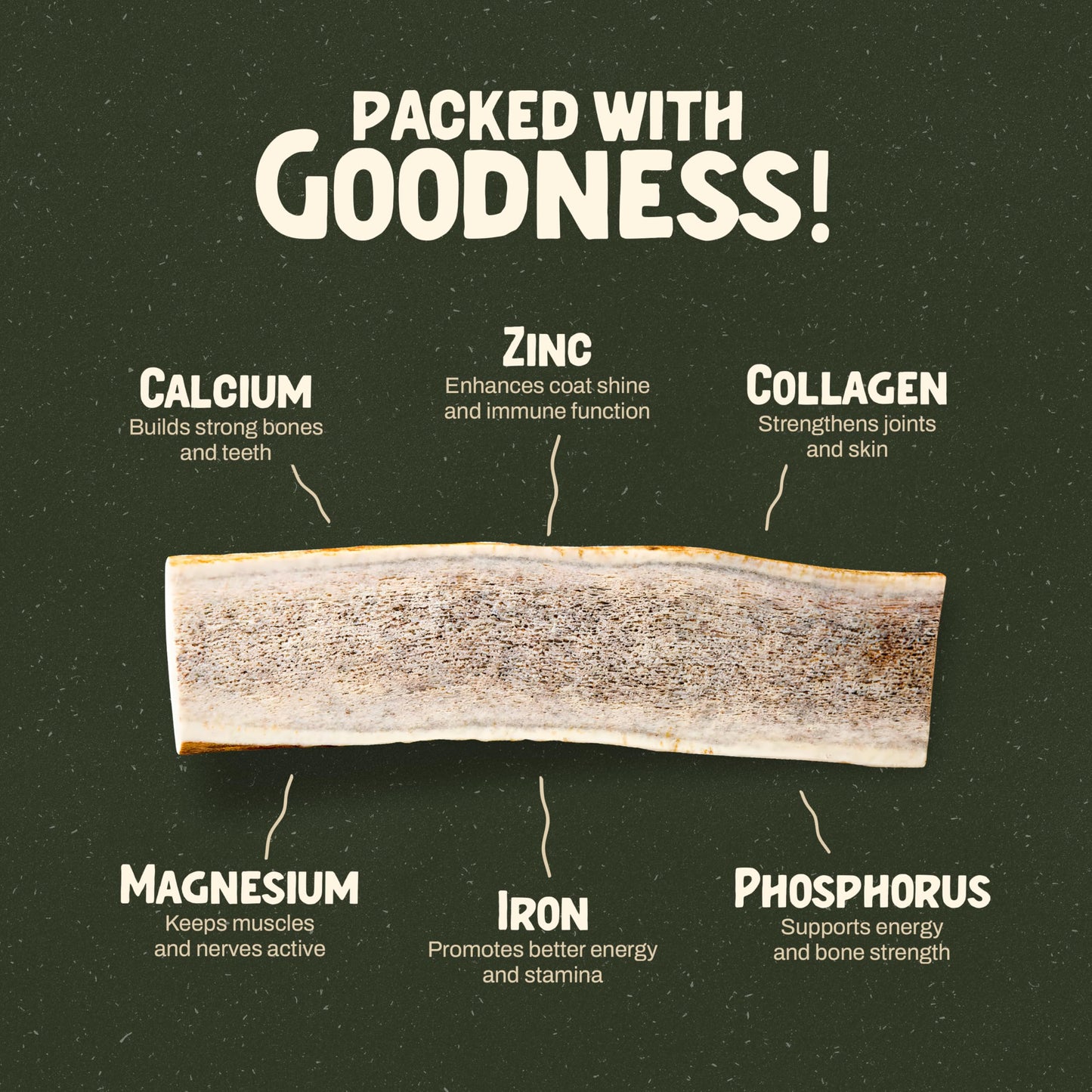 Heartland Elk Antlers for Dogs (Split Elk, 7", Large, 1-Pack) – Grade A, Naturally Shed | Odor-Free, Durable Chew Toy for Aggressive Chewers & Puppies | Splinter-Free | USA Made | Veteran Owned