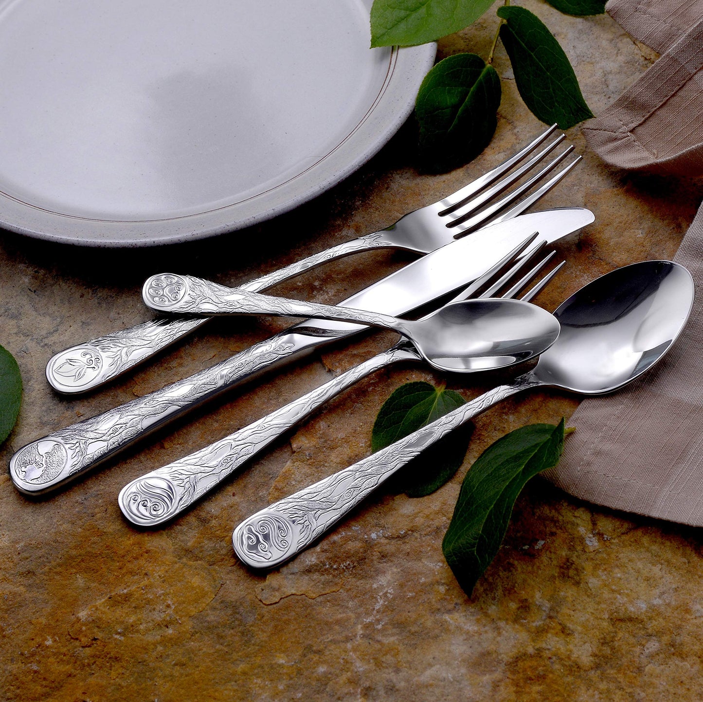 Liberty Tabletop Earth 45pc Set Service For 8 Serving Set Included MADE IN USA