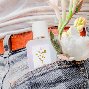 Ellis Brooklyn DEAR SKY Eau de Parfum – Fruity Floral Perfume for Women, Honeydew Melon, White Peony & Upcycled Cedarwood, Clean, Vegan, Cruelty-Free Fragrance, Made in the USA, 10ml / 0.33oz