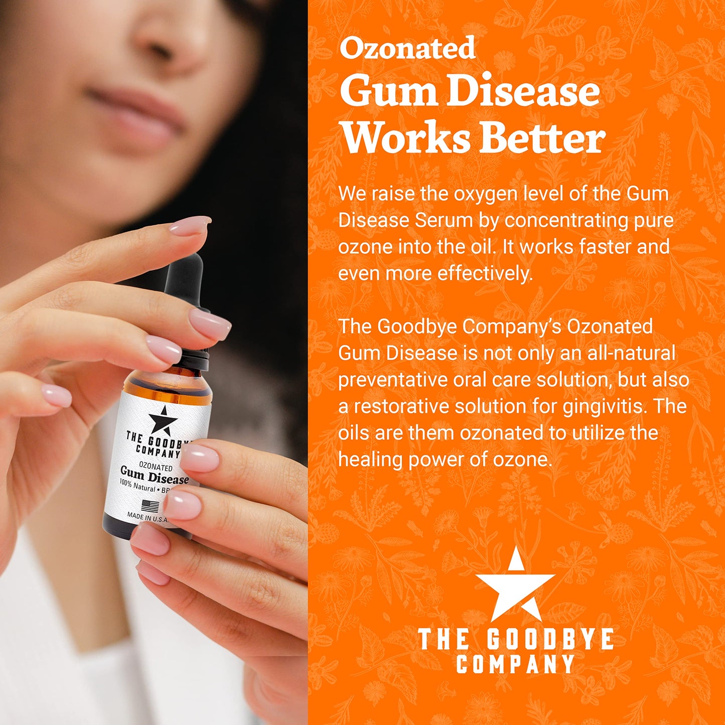 Ozonated Gum Disease Treatment - Effective and Natural Home Remedy for Treating Oral Gum Disease and Gingivitis - 100% Pure Neem and Clove Essential Oils for Complete Oral Health 15ML