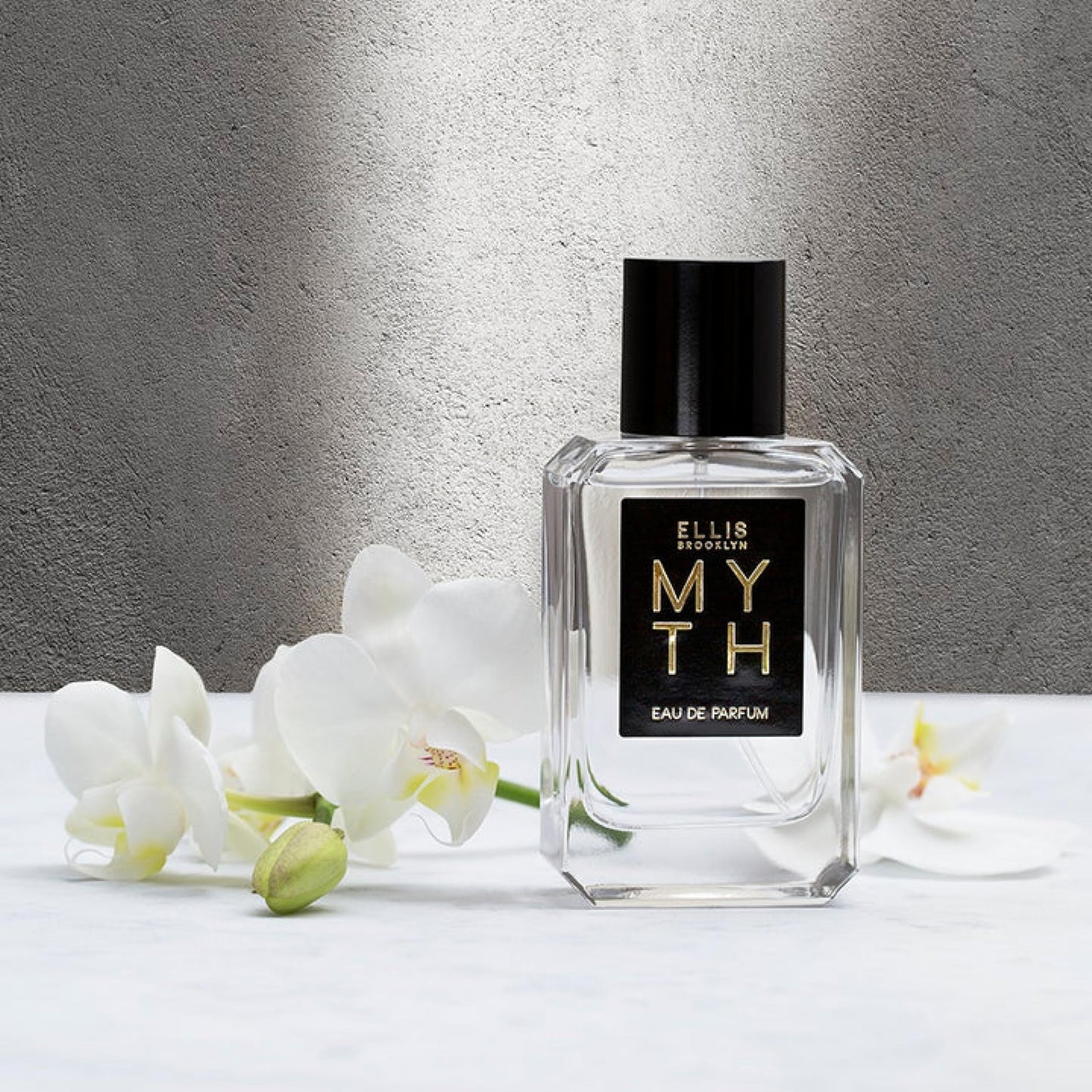 Ellis Brooklyn MYTH Eau de Parfum, Travel Spray, Jasmine Musk Perfume for Women, Clean, Vegan, Paraben-Free, Long Lasting, Notes of Bergamot, Tiger Orchid & White Cedarwood,10ml / 0.33 Fl Oz