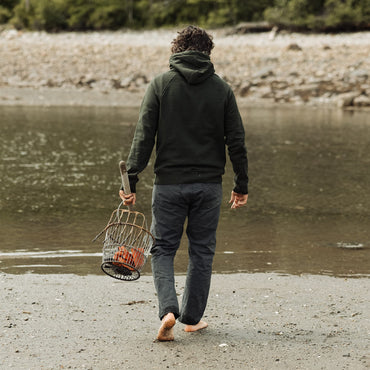 Huckberry Flint and Tinder Men's 10-Year Pullover Hoodie, American-Made