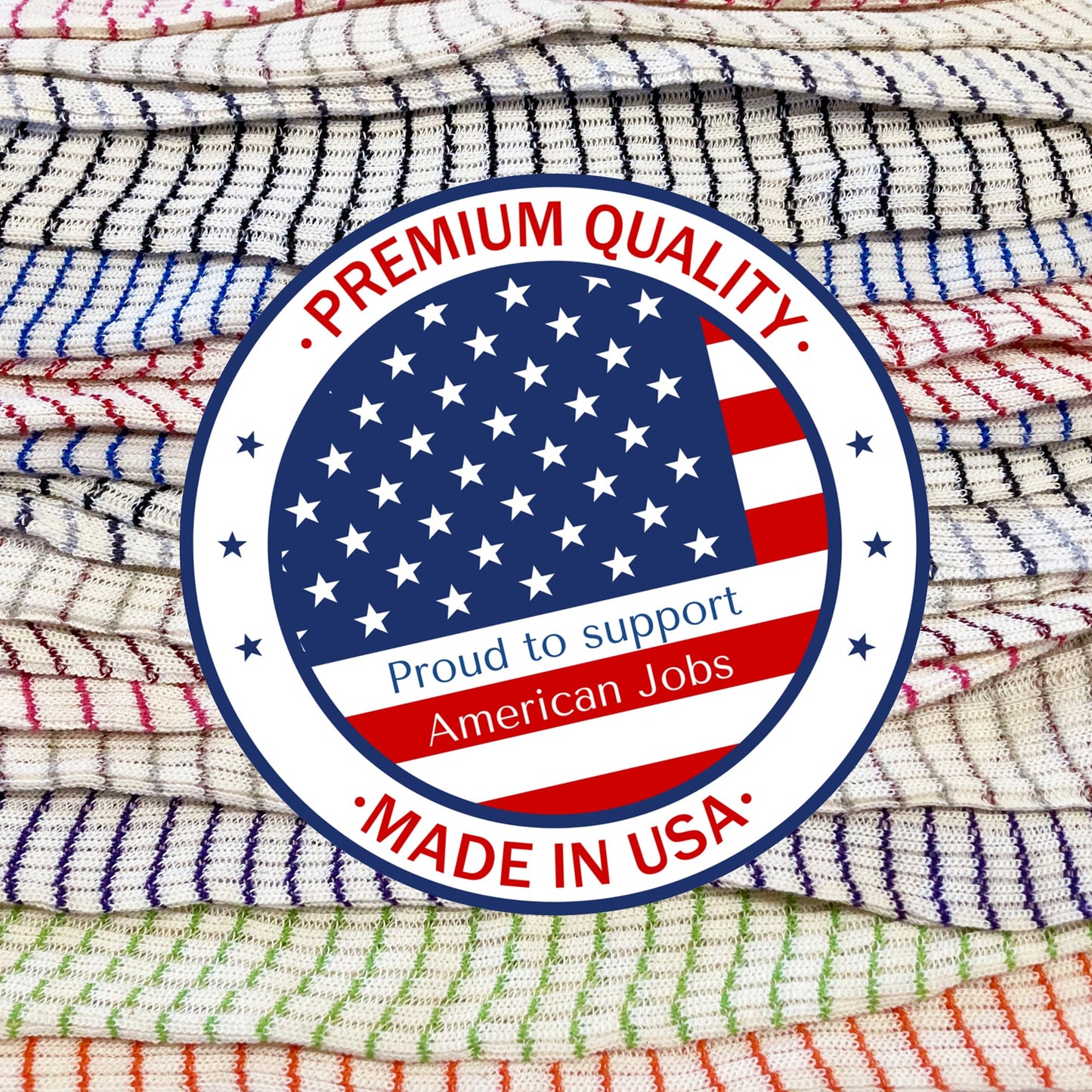 Eselect World's Best Kitchen Dish Cloths - Assorted Dishcloths for Washing Dishes - Absorbent Poly Cotton Waffle Weave Dish Rags, Made in USA