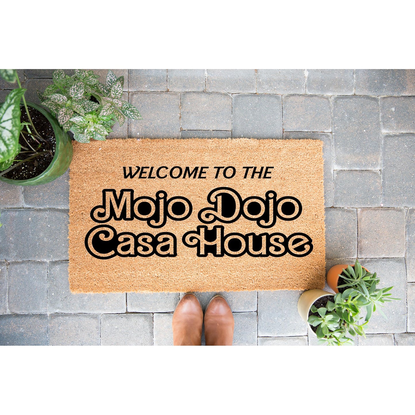 Welcome to The Mojo Dojo Casa House Doormat | Welcome Door Mat | New Home Gift | Movie Doormat | Home Decor | Closing Gift | Front Door | Made in the USA stk1977