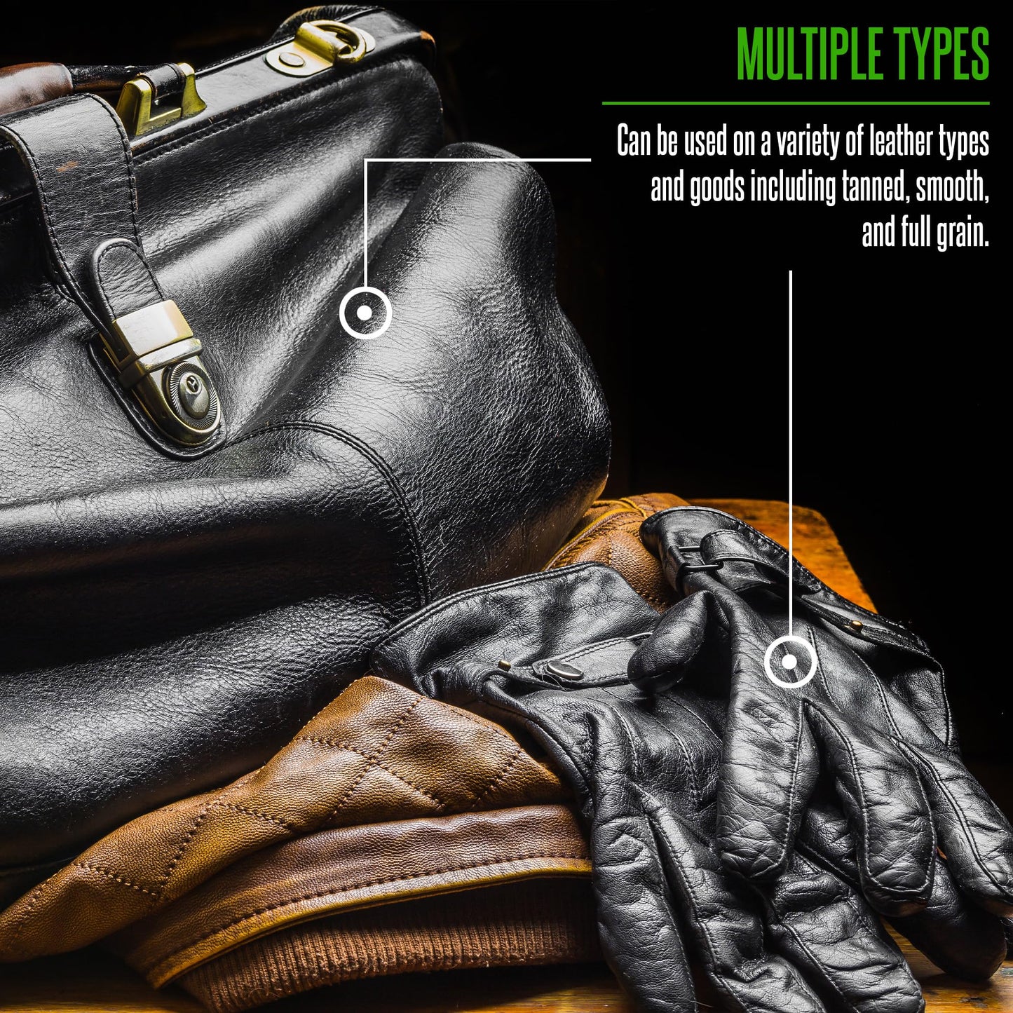 GRIFFIN Mink Oil - Leather Conditioner, Leather Softener, Water Repellent (Waterproofing) and Weather Protector - Shoes, Boots, Handbags and Leather Goods (2.8 oz) - Made in USA