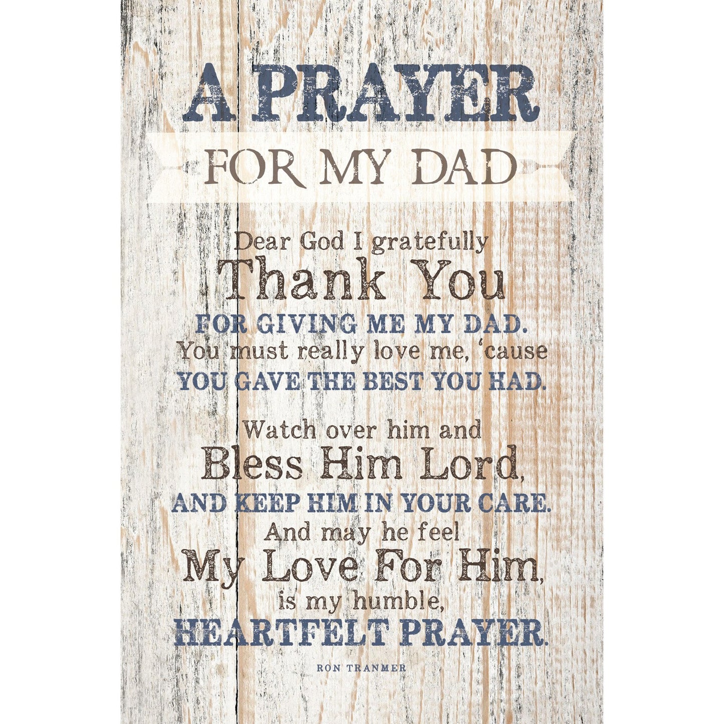 DEXSA Prayer for My Dad Wood Frame Wall Plaque for Father’s Day, Birthday Gift for Dad | Made in USA | Bonus Dad Gift, Father-in-Law Picture Frame | Best Dad Plaque from Son or Daughter