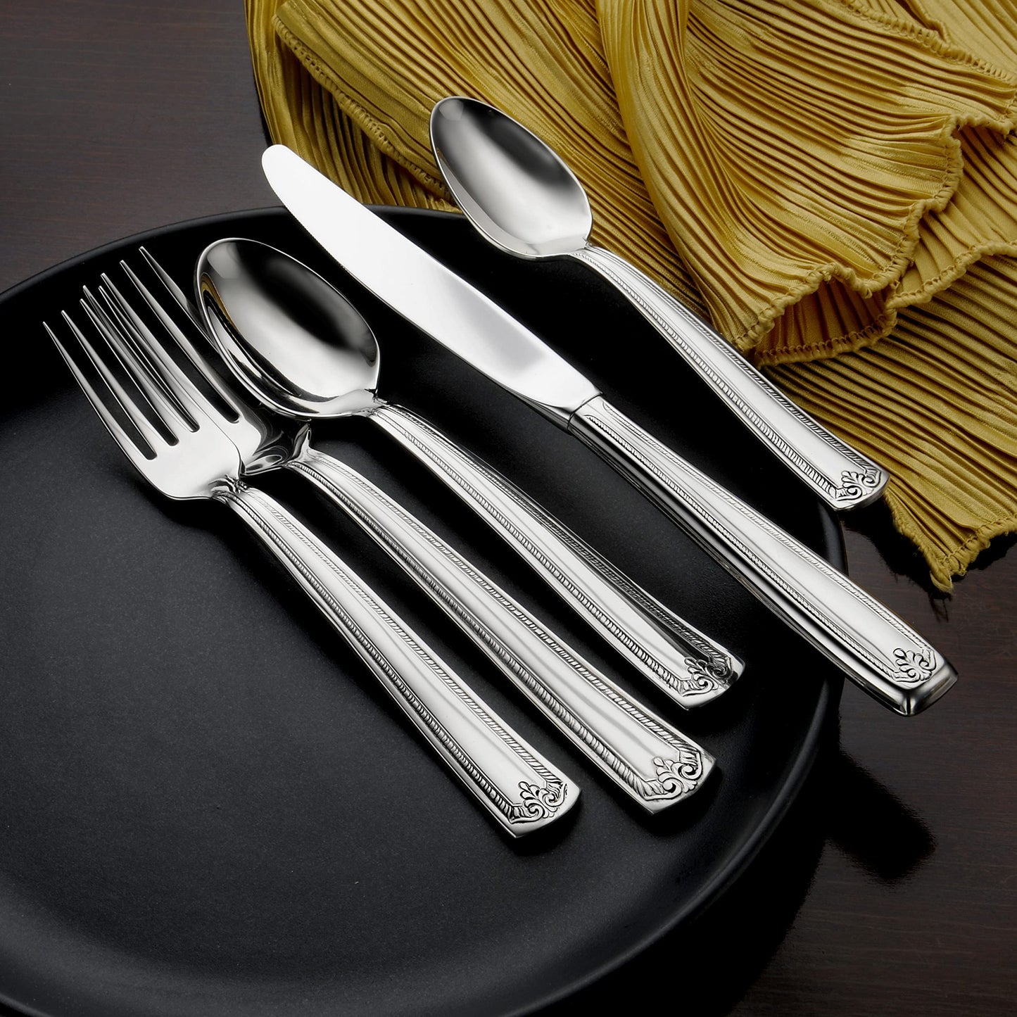 Liberty Tabletop Prestige 45 Piece Flatware Set for 8 Made in USA