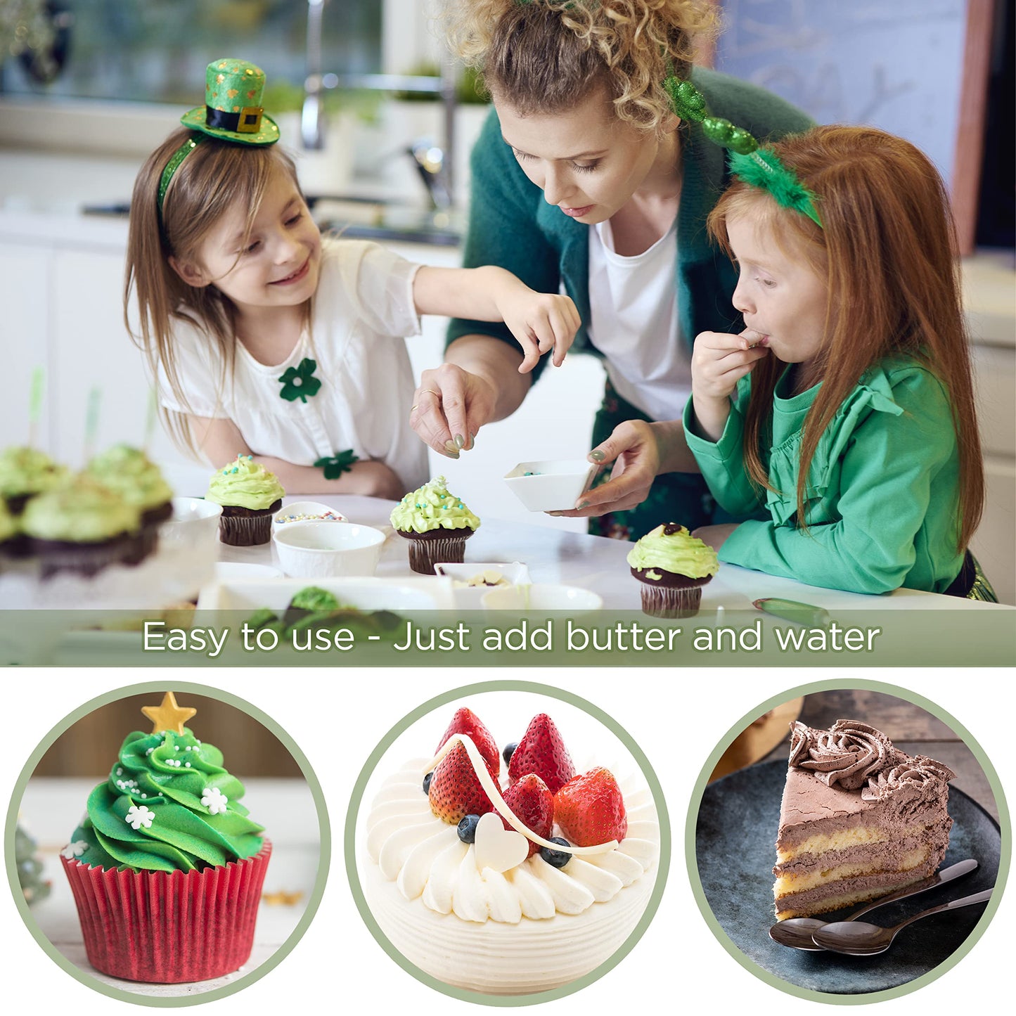 Bakerpan Buttercream Frosting for Cake Decorating, Buttercream Icing Mix for Cupcakes and Cakes, Vanilla Frosting Mix - 4 Pound (Made in USA)