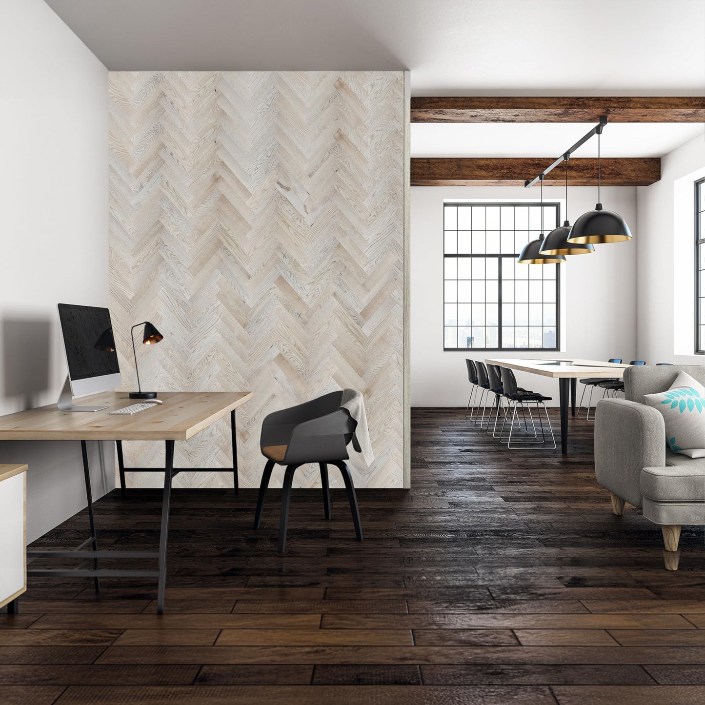 TIMBERCHiC 100% Wood Wall Planks - Made in USA - Peel-and-Stick Panels for Interior Decor - DIY Adhesive Wall Panels, Pearl (3" x 10 Sq Ft)