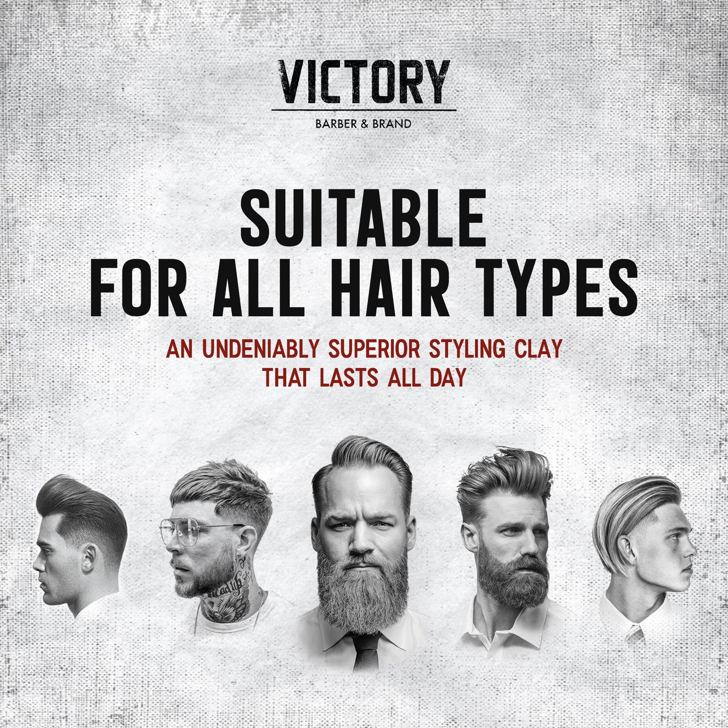 Victory Barber & Brand Grit Styling Powder for Men Men’s Hair Products Made in the USA | Composite Clay Styling Powder | 0.35 oz
