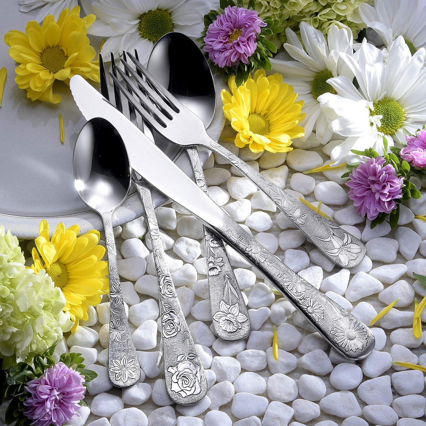 Liberty Tabletop American Garden 65pc Set Service For 12 Serving Set Included MADE IN USA