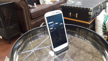 PhoneStand’s Black Universal Desktop Cell Phone Holder Ideal for All Smartphones (Made in The USA)