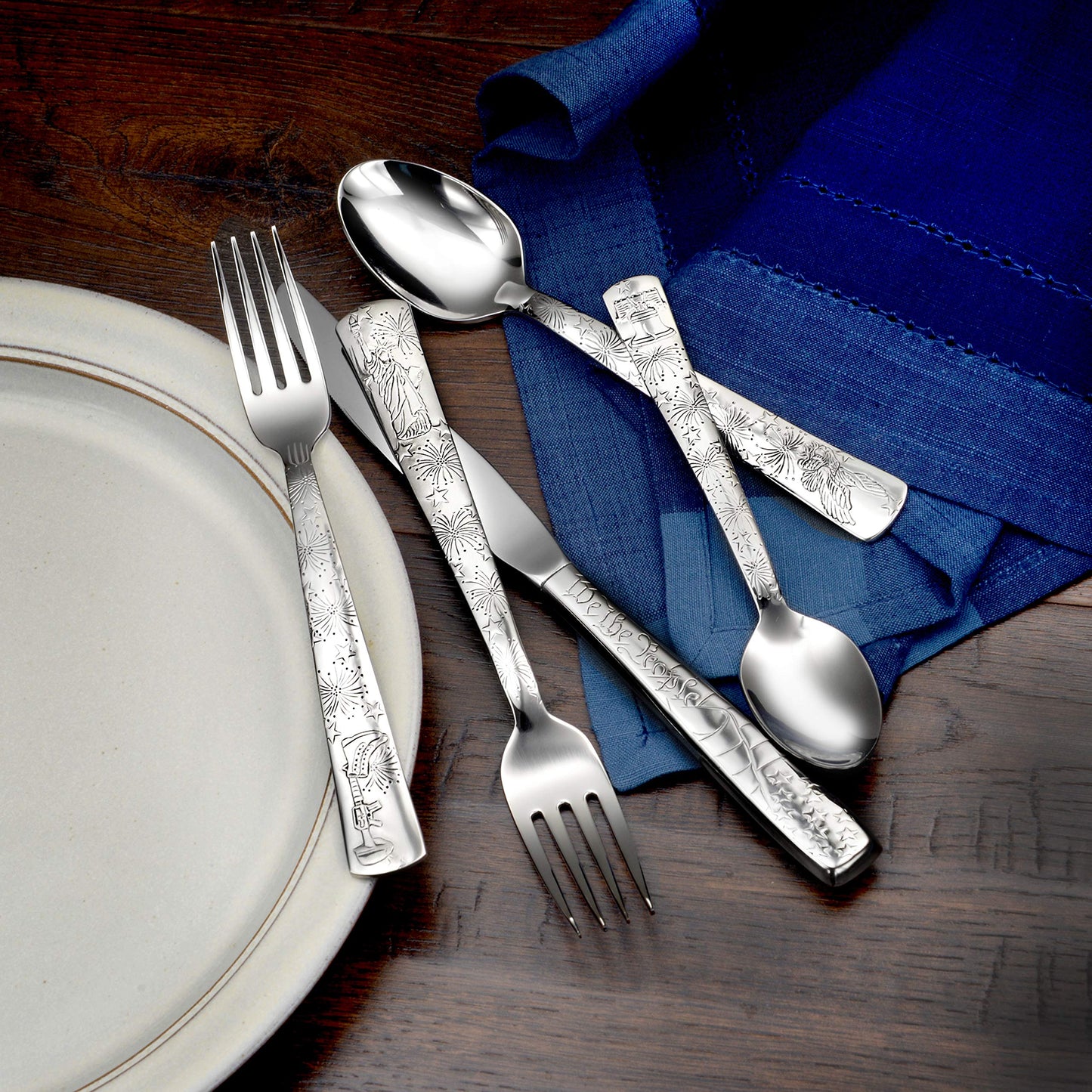 Liberty Tabletop Liberty 20pc Flatware Set Service For 4 MADE IN USA