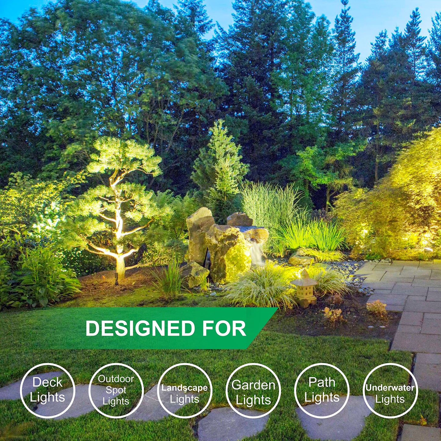 NATIONAL Wire&Cable 10/2 Low Voltage Landscape Lighting Wire - Made in USA - 10-Gauge 2-Conductor - 50 Feet