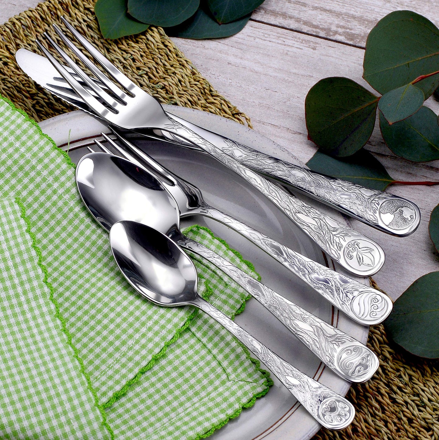 Liberty Tabletop Earth 45pc Set Service For 8 Serving Set Included MADE IN USA