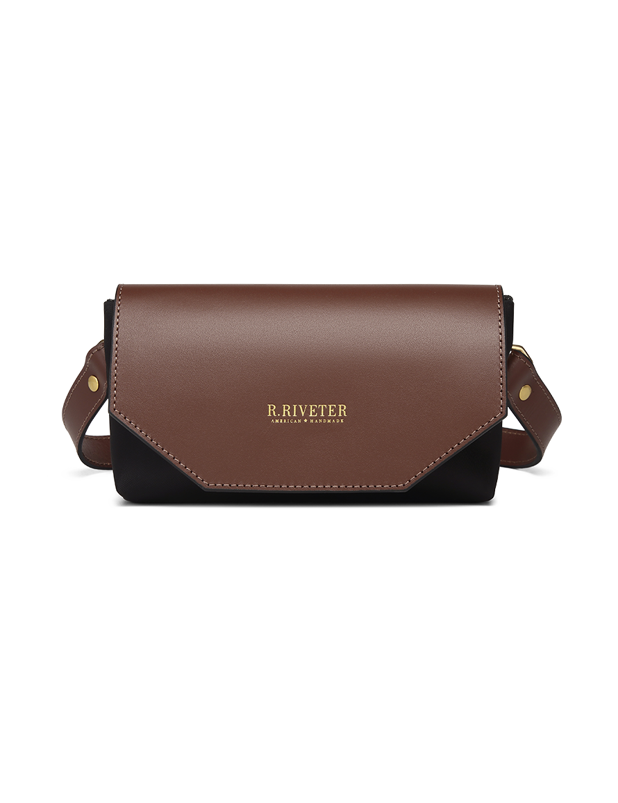 Whittle | Black Nylon + Brown Leather
