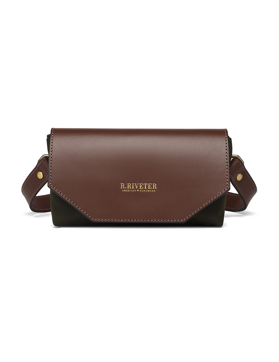 Whittle | Fatigue Nylon + Brown Leather