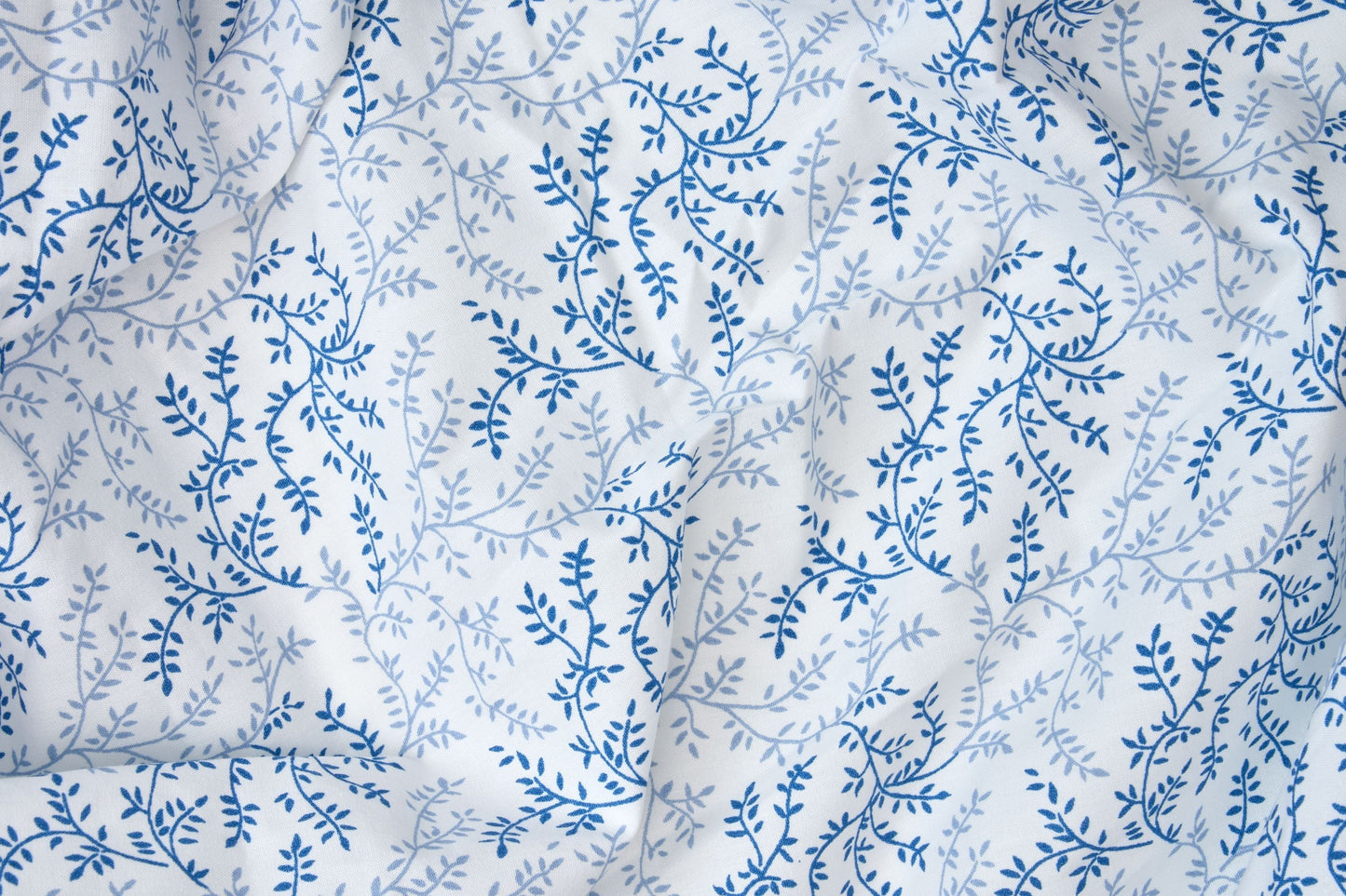 Cotton Bed Pillowcases - Southern Vine Print