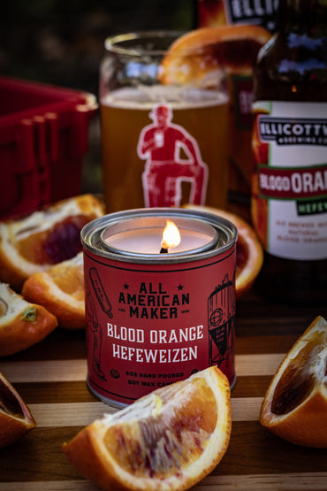 Blood Orange Hefeweizen Candle