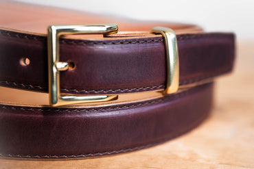 Dress Belt - Bordeaux