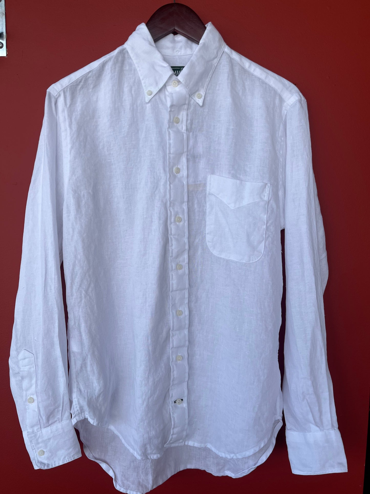 White Linen Classic Button Down