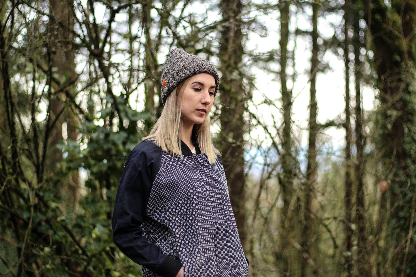 Kiriko Original Knit Cap, Marbled Old Gold, 9˝