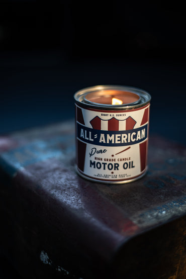 All-American Motor Oil Candle