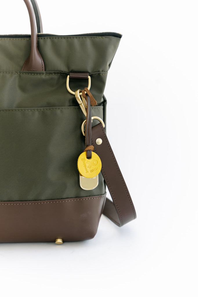 Otto | Fatigue Nylon + Brown Leather