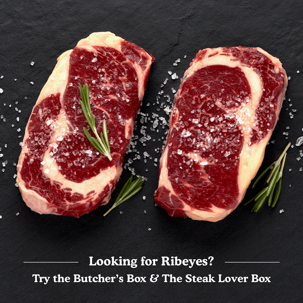 Grass-fed Beef Ribeye Steaks (2)
