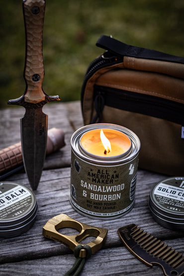 Sandalwood & Bourbon : Candle