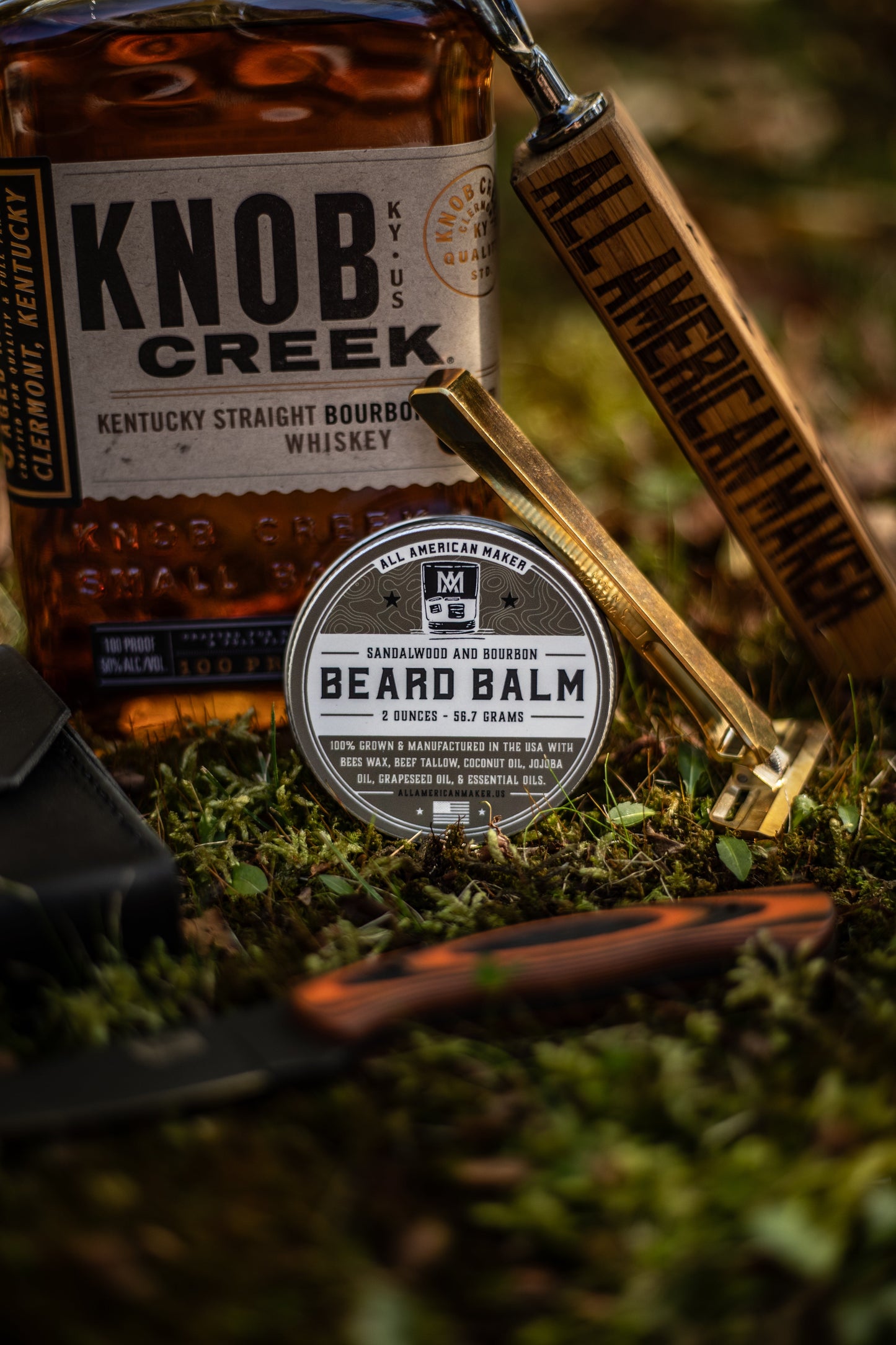 Sandalwood & Bourbon : Beard Balm