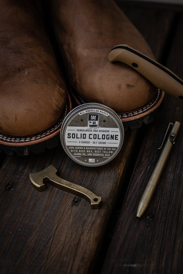 Sandalwood & Bourbon : Solid Cologne