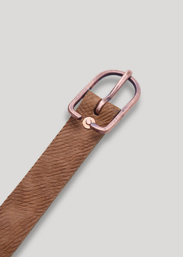 Billy Made For Friends - Carved Veg Tan Belt