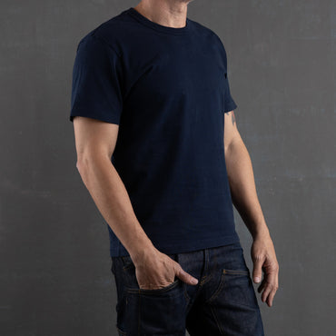 Glory Days Short Sleeve Classic T-Shirt Heavyweight Cotton - Navy