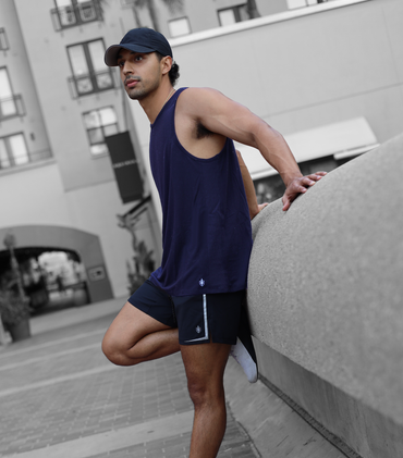 Bamtech Eucalyptus Performance Tank - Navy: Stay Comfortable and Stylish During Your Workouts
