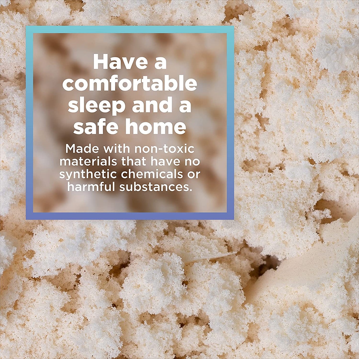 crumbled latex foam comfortable for sleep safe home non-toxic
