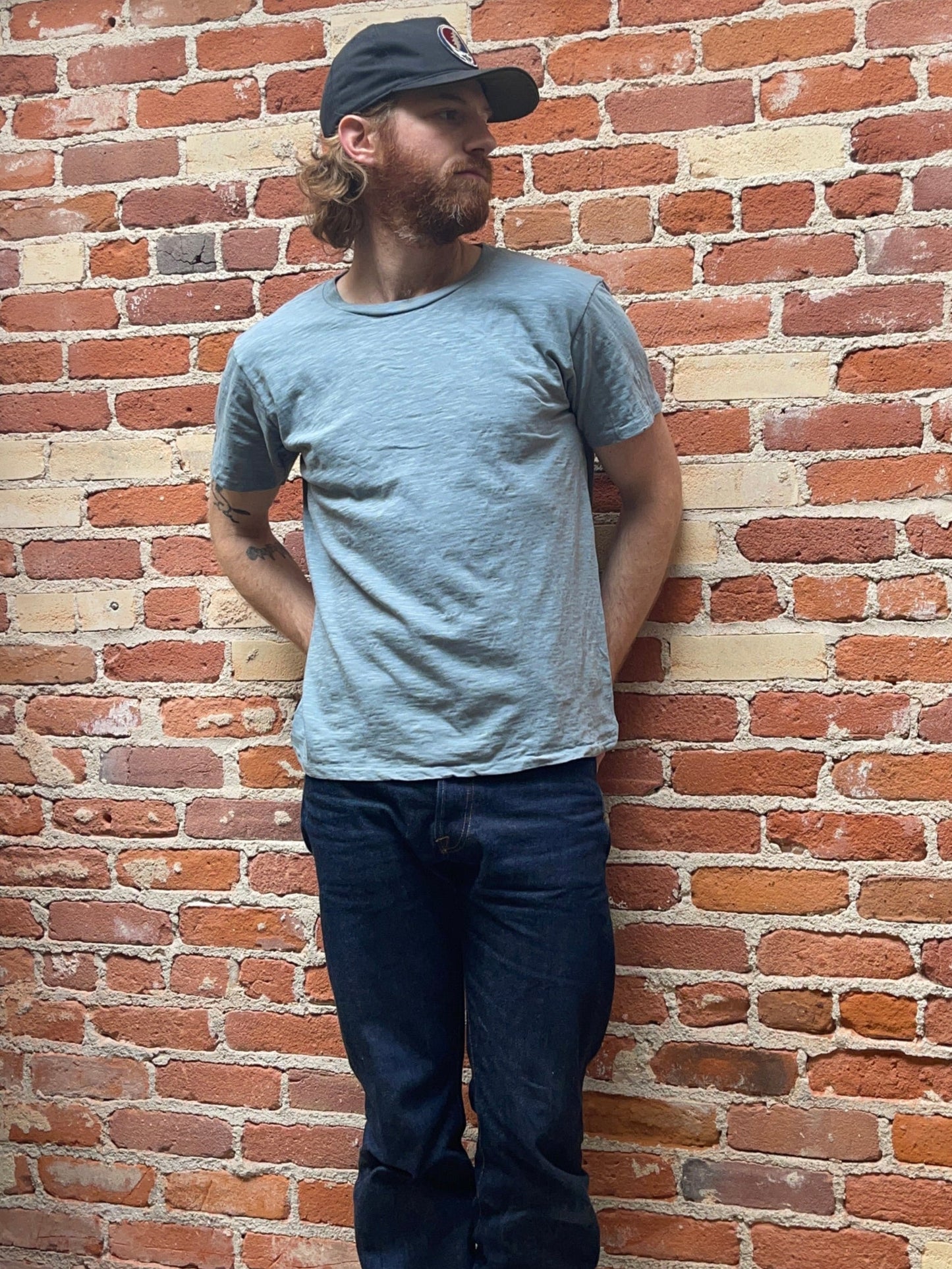 Rolled Tee Short Sleeve Stormy Sea