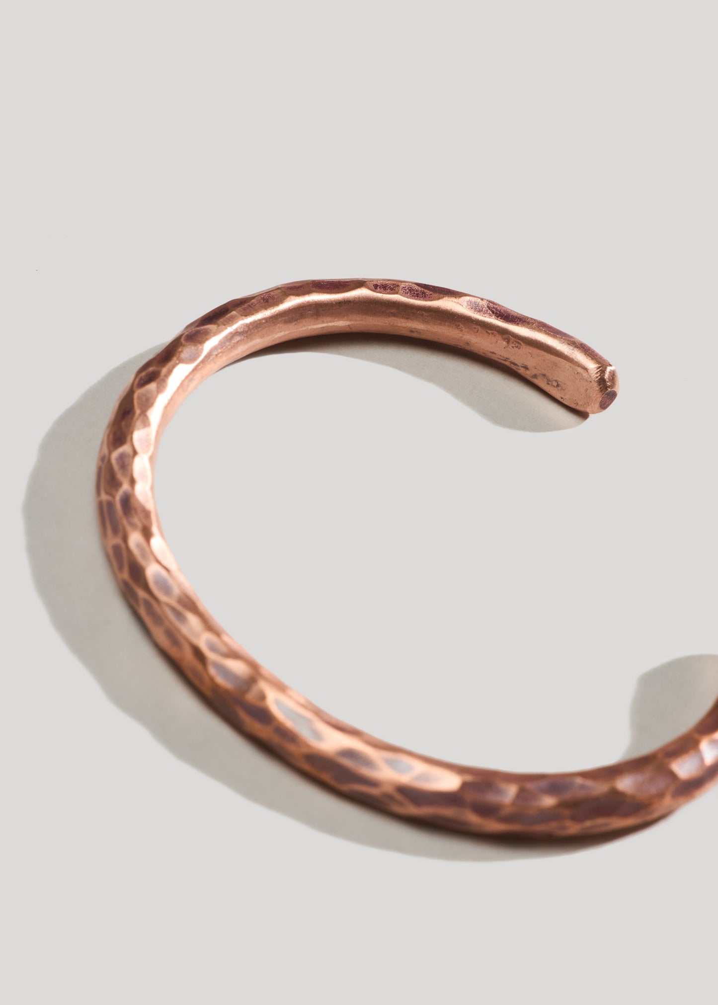 Billy Made For Friends Dinged Cuff - Brass or Copper