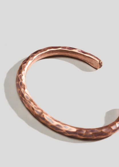 Billy Made For Friends Dinged Cuff - Brass or Copper