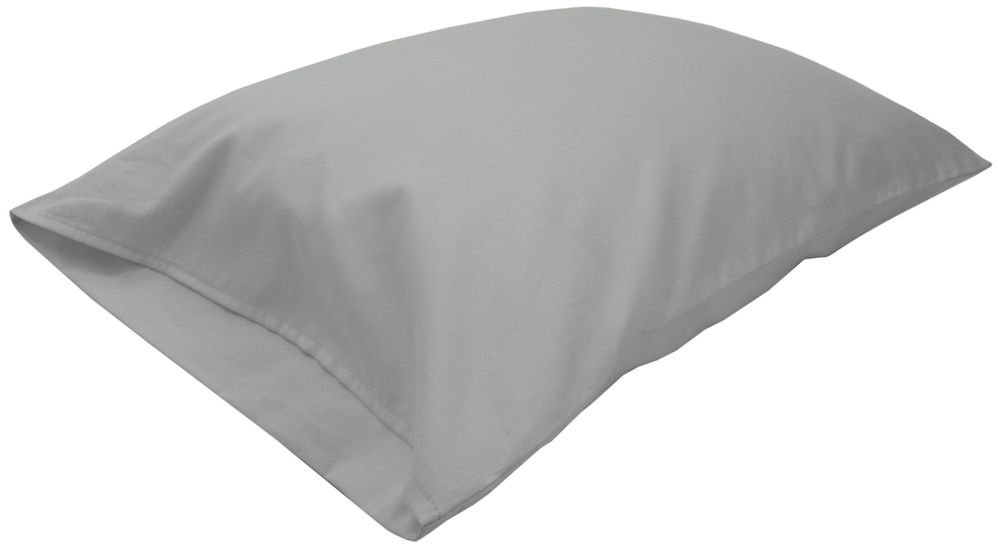 Cotton Sateen Pillow Cover Standard Gray