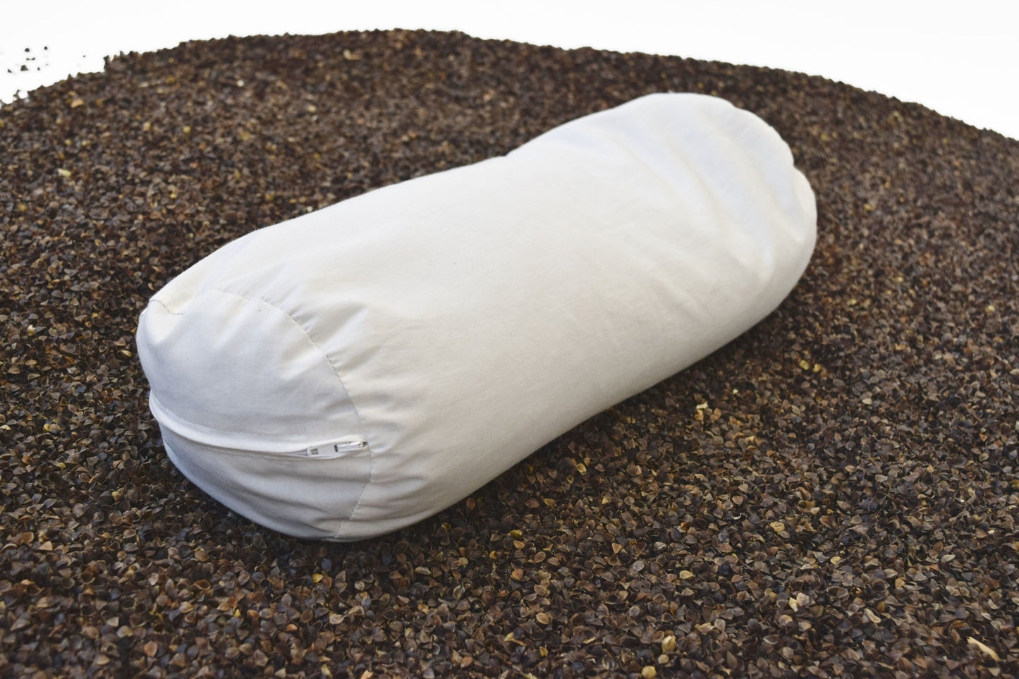 Organic Multi-Grain Sleep Pillow Ideal for Back and Side Sleepers for Therapeutic Head and Neck Support - Buckwheat and Millet Hull Fill