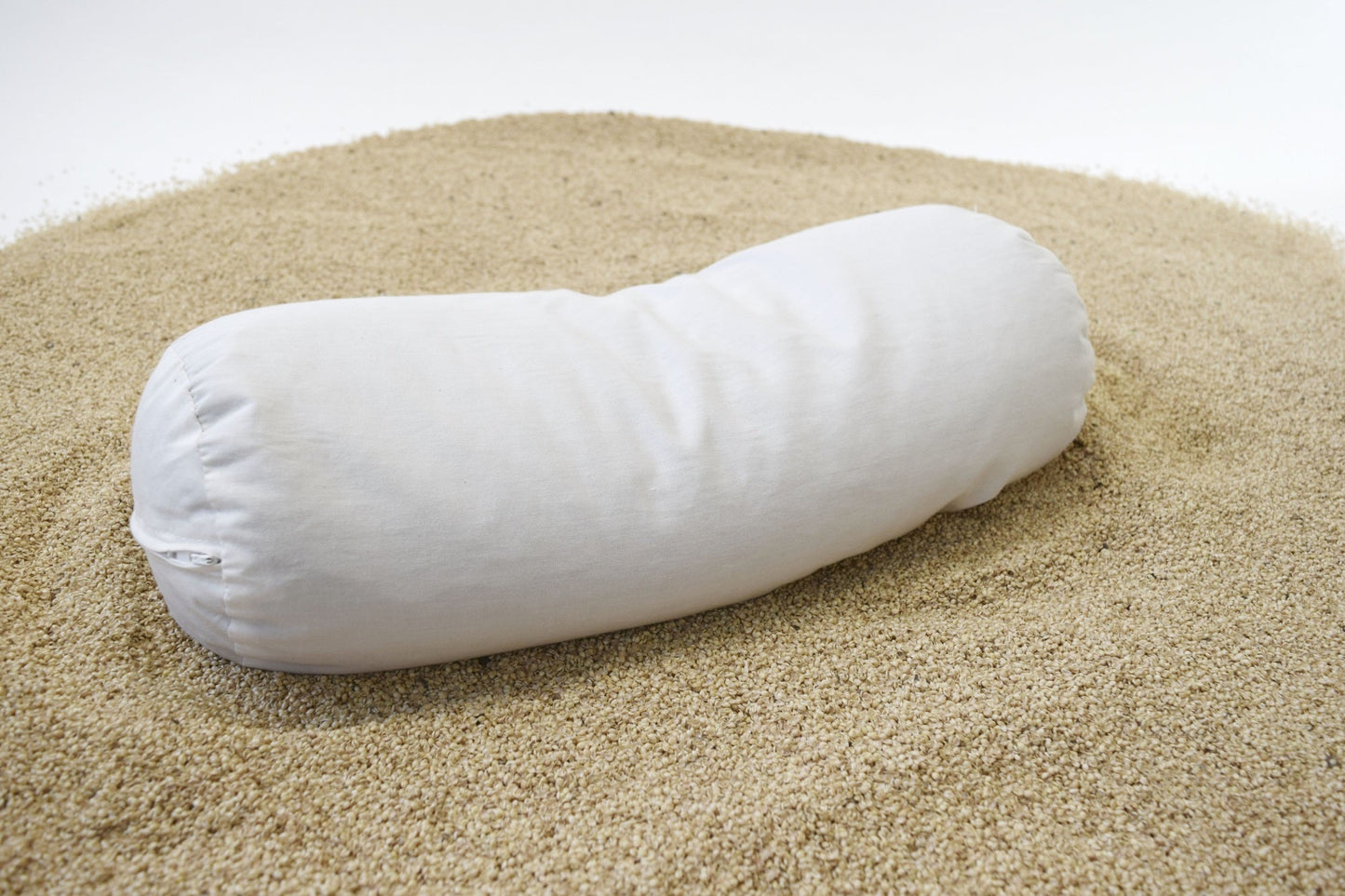 Organic Multi-Grain Sleep Pillow Ideal for Back and Side Sleepers for Therapeutic Head and Neck Support - Buckwheat and Millet Hull Fill