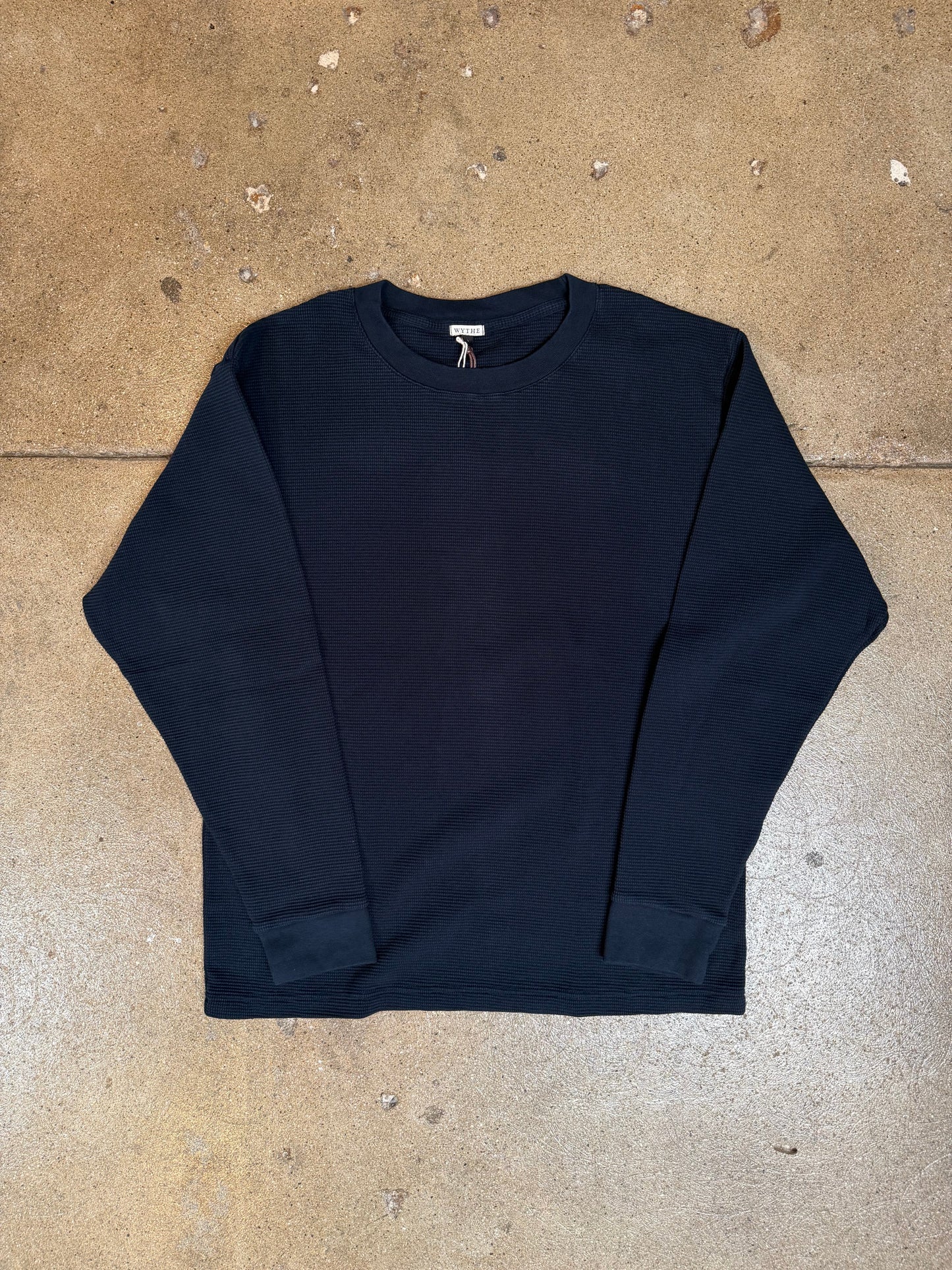 Cotton Longsleeve Thermal Dark Navy